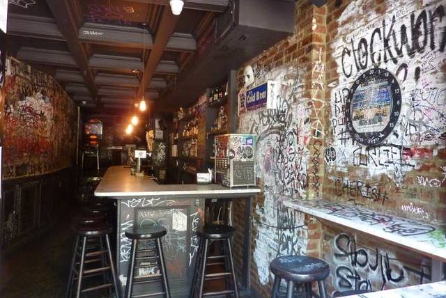 The beat-down began outside of Clockwork, a dive bar on Essex Street in the Lower East Side.
